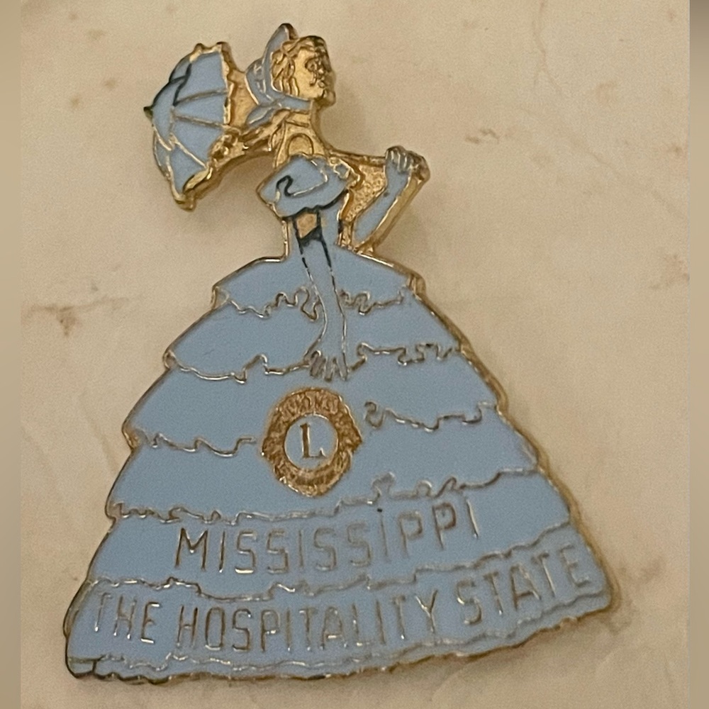 Vintage‎ Mississippi Metal Pin